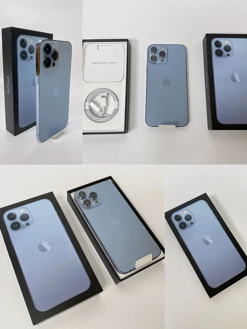 Apple iPhone 13 Pro 128/256/512GB/1TB ROM 6.1" Super Retina OLED RAM 6GB A15 IOS Face ID NFC 5G Smartphone 13pro 95% New Phone