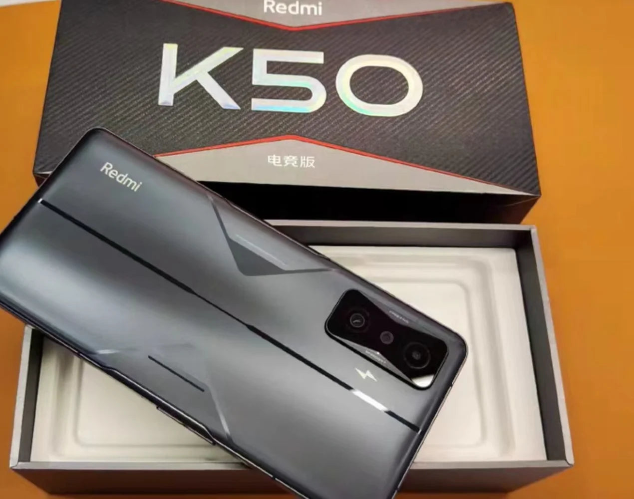 Global rom 5G Xiaomi Redmi k50 Gaming 256G Smartphone Cellphone Side fingerprint facial recognition Snapdragon 8Gen1 120W QC3
