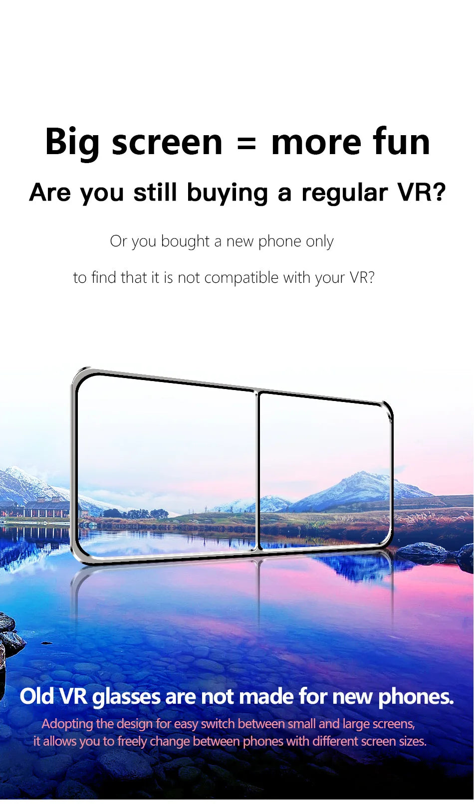3D Virtual Reality VR Glasses For iPhone Android Smartphone Cell Mobile Phone Helmet Headset Wirth Real Lenses Goggles Devices