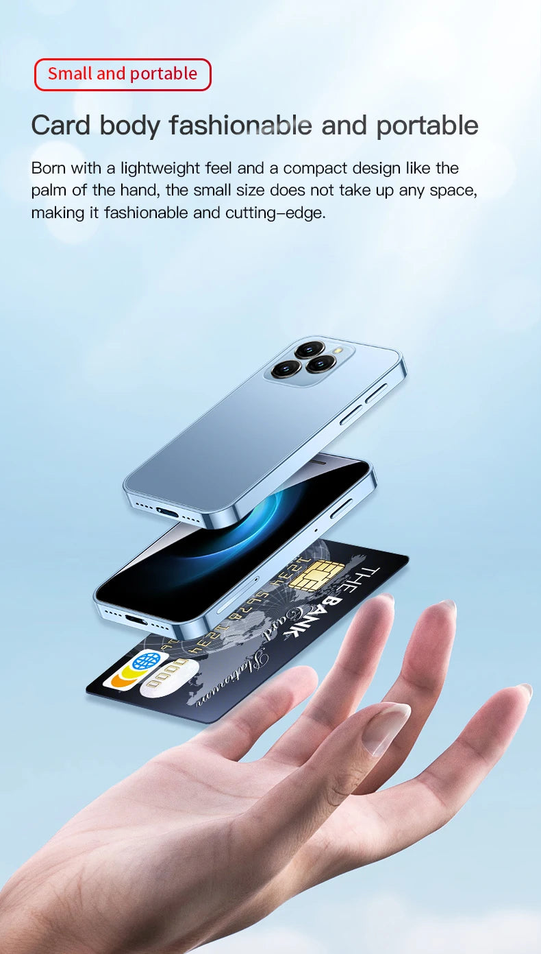 SOYES XS16 Mini 4G LTE Android10.0 Smartphone 3GB RAM 64GB ROM 3" Display 5MP Camera Dual SIM With Play Store WhatsAPP