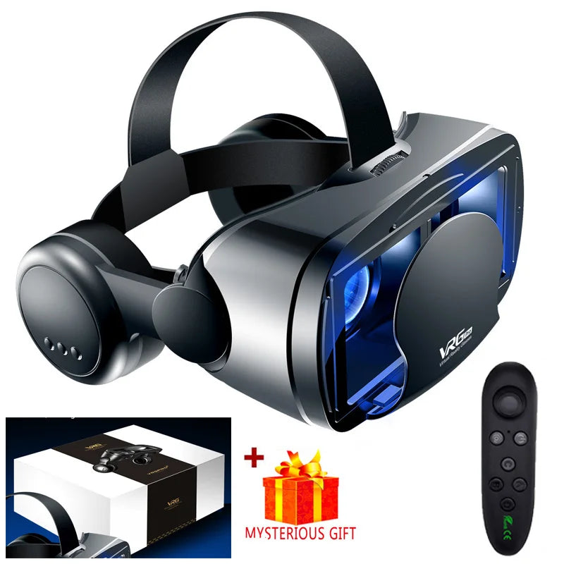 3D Virtual Reality VR Glasses For iPhone Android Smartphone Cell Mobile Phone Helmet Headset Wirth Real Lenses Goggles Devices