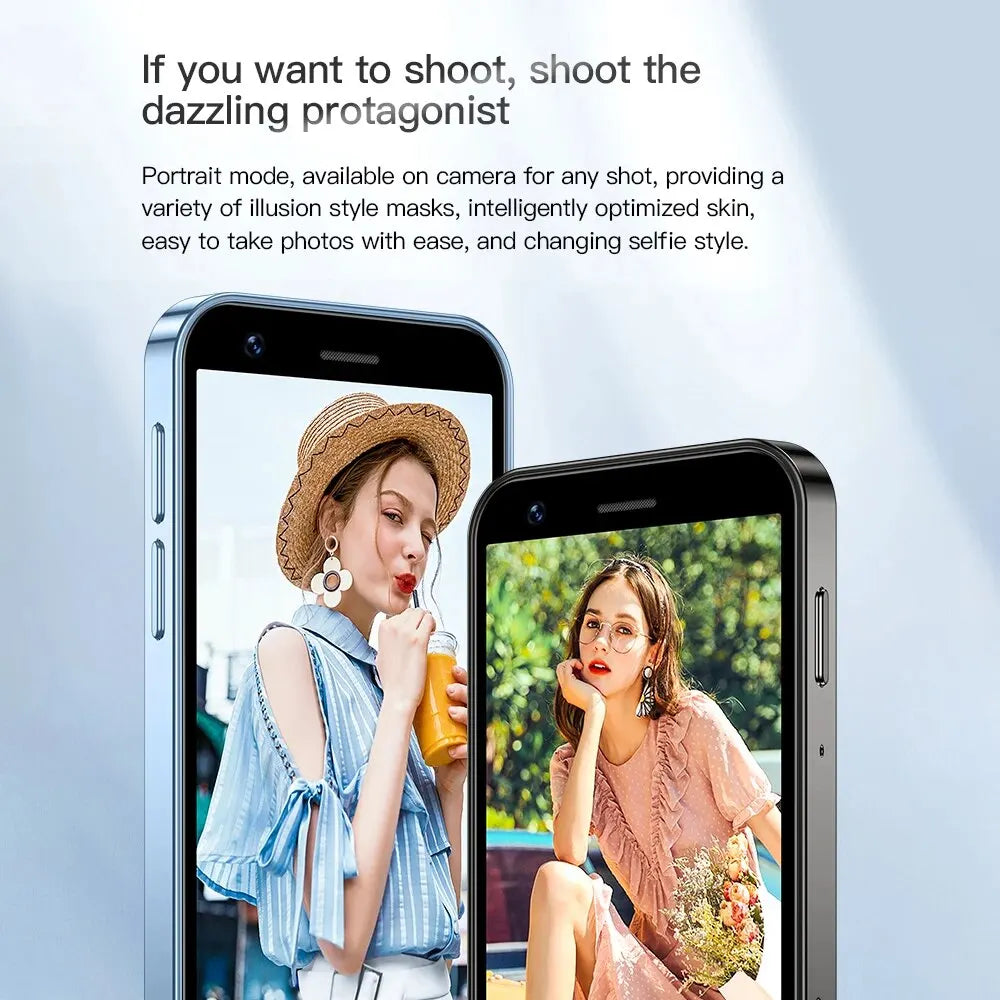 SOYES XS16 Mini 4G LTE Android10.0 Smartphone 3GB RAM 64GB ROM 3" Display 5MP Camera Dual SIM With Play Store WhatsAPP